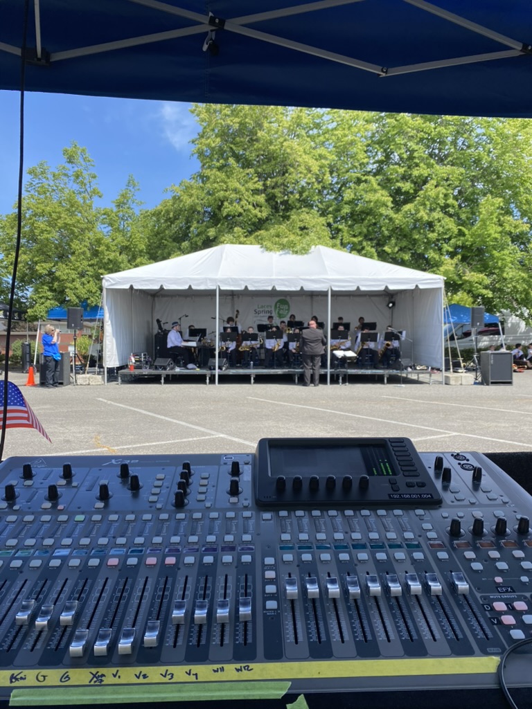 Lacey Spring Fun Fair — outdoor stage, live band