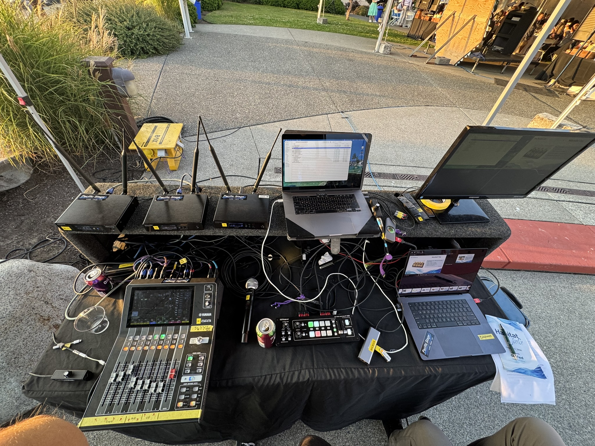 Tumwater Craft Concert Series — X32 FOH, outdoor stage